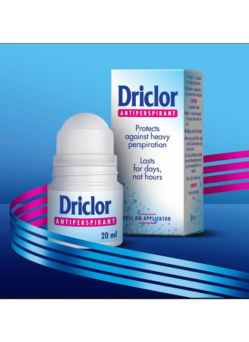 Driclor - Antiperspirant Roll On Applicator 20ml - Image 1