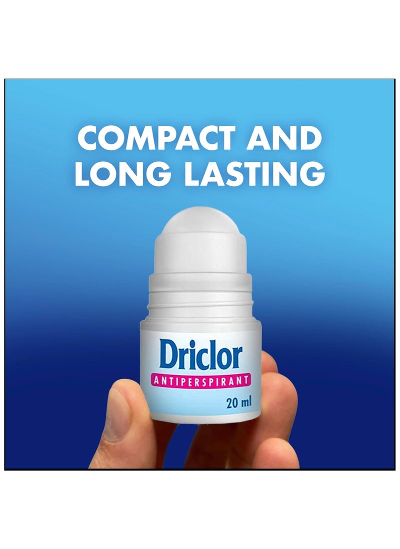 Driclor - Antiperspirant Roll On Applicator 20ml - Image 1