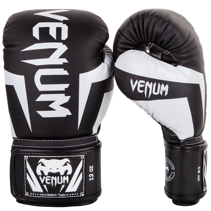 Venum Elite Boxing Gloves BlackWhite