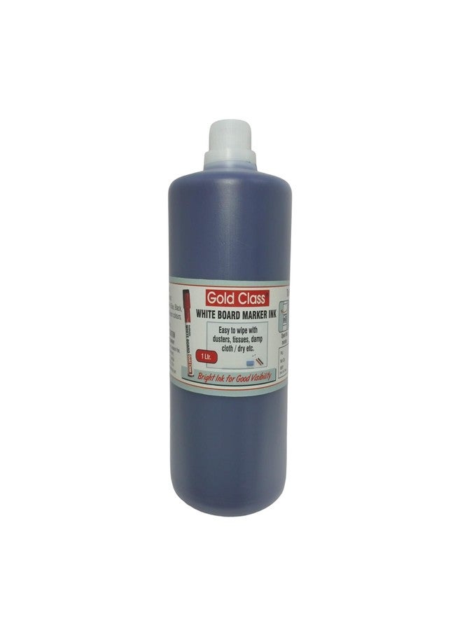 Gold Class White Board Marker Ink - 1000 ML_PCK-01_Blue| Suitable for White Board Surface |School Stationery |Easily Refill |Bold Red Color |Smudge Proof|Quick Drying |Indian Brand. - Image 2