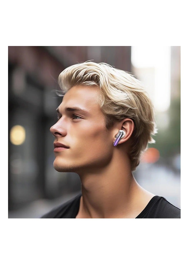 هوكو سماعات أذن EQ16 Shine لاسلكية بتقنية إلغاء الضوضاء ANC+ENC بتقنية البلوتوث (حمراء) - Image 5