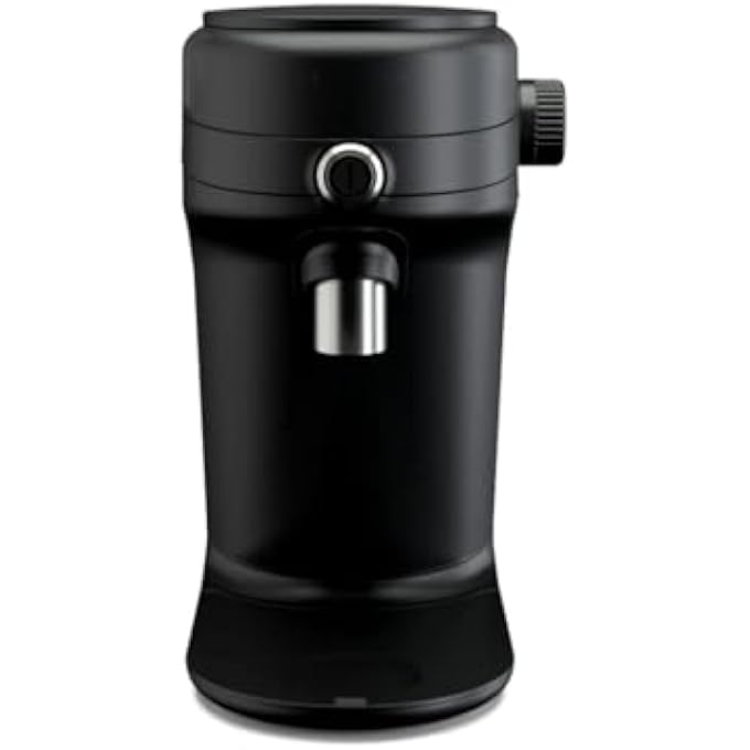 rayihni X64 Single Dose Electric Coffee Grinder 64Mm Special Steel Burrs Black - Image 4