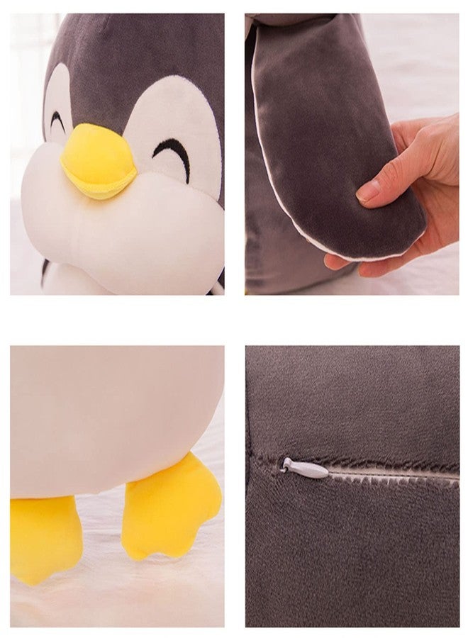 TONGSONG 12 Inch Plush Penguin Stuffed Animal Hugging Pillow with Smile Face - Cuddly Penguin Plushie Toy for Kids and Lovers - Image 4