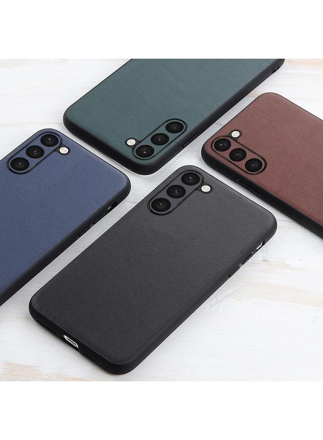 S-TOP Case For Samsung Galaxy S23+ 5G Sheepskin Texture Genuine Leather Phone Case - Image 4