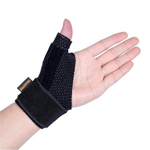 THX4COPPER Reversible Thumb Wrist Stabilizer Compression Splint for BlackBerry Thumb, Trigger Finger, Hand Pain Relief, Arthritis, Tendonitis, Sprain, Carpal Tunnel, Durable, Comfortable,Breathable - Image 1
