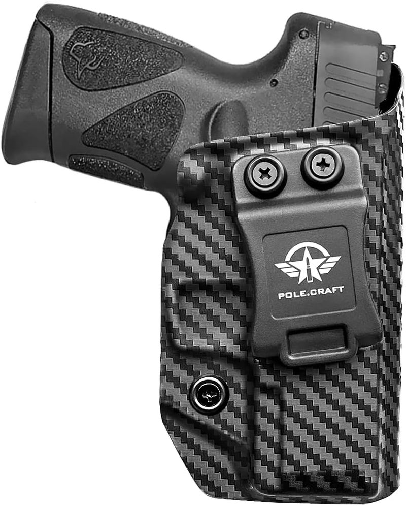 POLE.CRAFT Taurus G3C G2C Holster IWB Kydex Holster Taurus G3C / G2C / G2S / PT111 / PT140 9mm/.40- Inside Waistband Concealed Carry - Image 1
