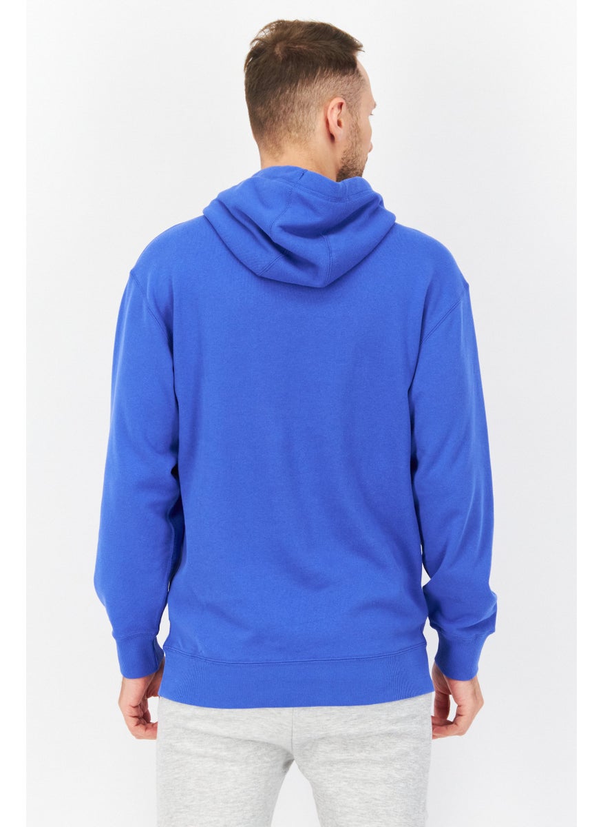 PUMA Men Sportswear Fit Graphic Print Training Hoodies, Blue  - Image 4