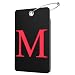 Gostwo 2 Pack Luggage Tags for Suitcases 26 Initial Letter Travel Luggage Baggage Identification Labels ID Tag Fully Bendable Tags with Stainless Steel Loop Black Letter M - Image 2