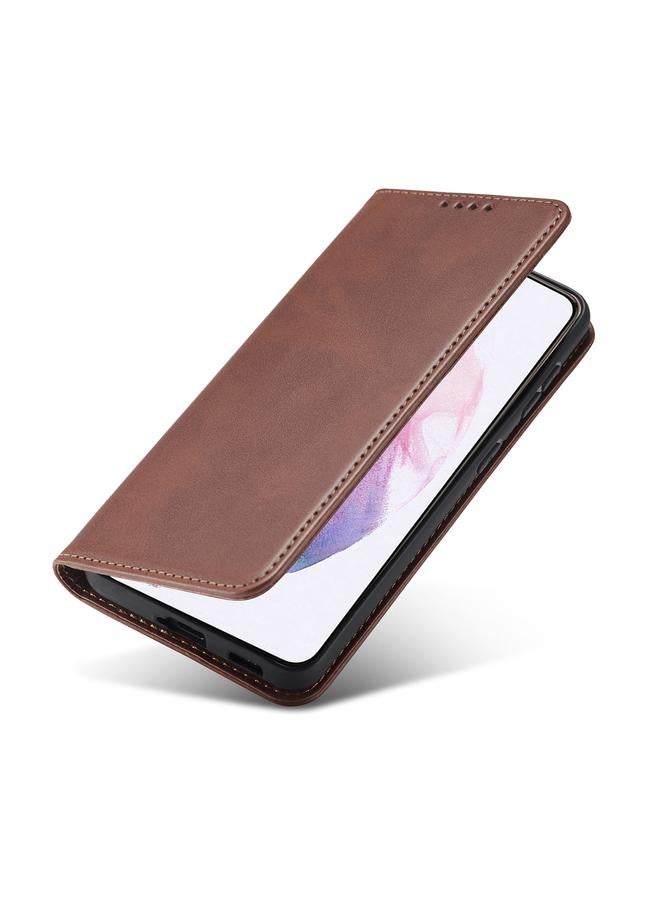 زبون جراب لهاتف Google Pixel 4a 5G مصنوع من جلد العجل مع حامل وفتحات للبطاقات ومحفظة. - Image 4