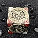 Luazuri DND Spinner Dice 7in1 Metal Dice Set with 3D Relief Dragon Design Unique Spinner Design for Dungeons Dragons Fantasy RPG Polyhedral Dice Set for DD Players DM Bluered - Image 4