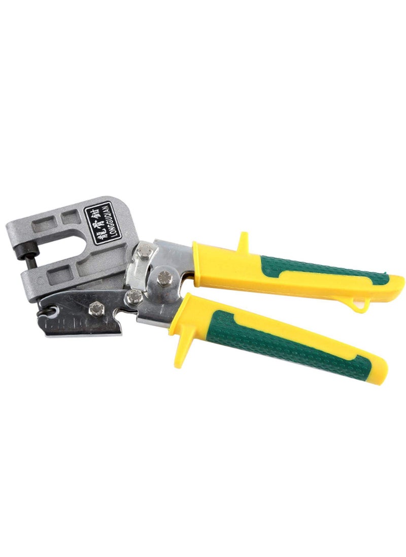 Saycker Saycker Metal Stud Crimper Drywall ToolsTPR Handle Punch Pliers Metal Ceiling Plaster Board Fastening Tool Stud CrimpersSize250mm 