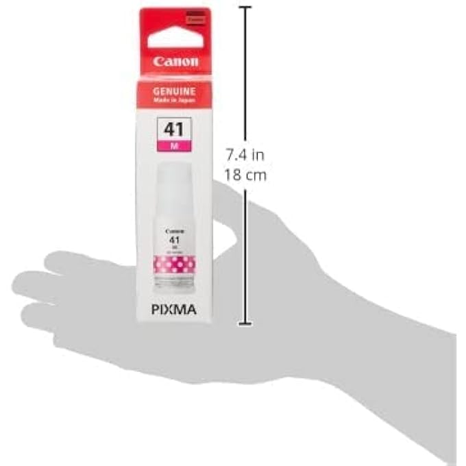 Canon GI-41M, MAGENTA INK BOTTLE, PRINTS UP TO 7,700 PAGES, 70 ML - Image 2
