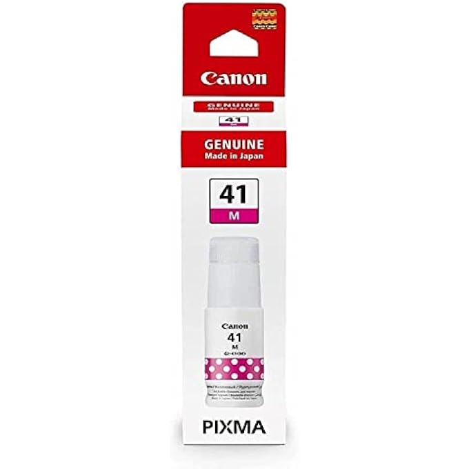 Canon GI-41M, MAGENTA INK BOTTLE, PRINTS UP TO 7,700 PAGES, 70 ML - Image 1