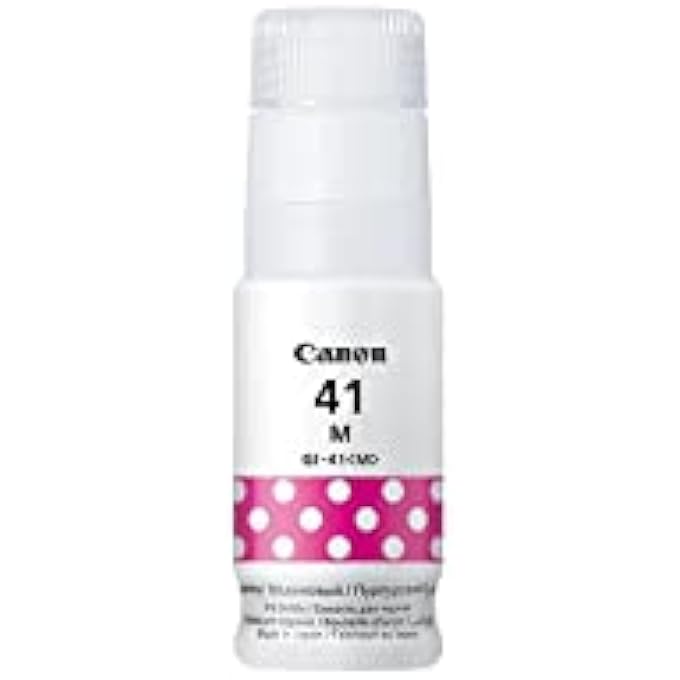 Canon GI-41M, MAGENTA INK BOTTLE, PRINTS UP TO 7,700 PAGES, 70 ML - Image 3