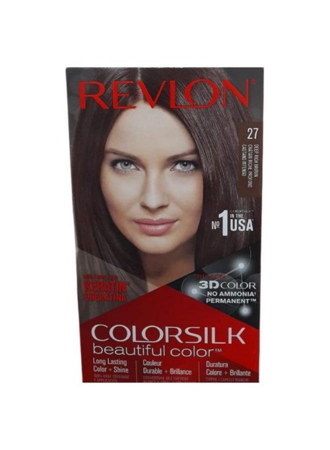 Revlon COLORSILK DEEP RICH BROWN 27