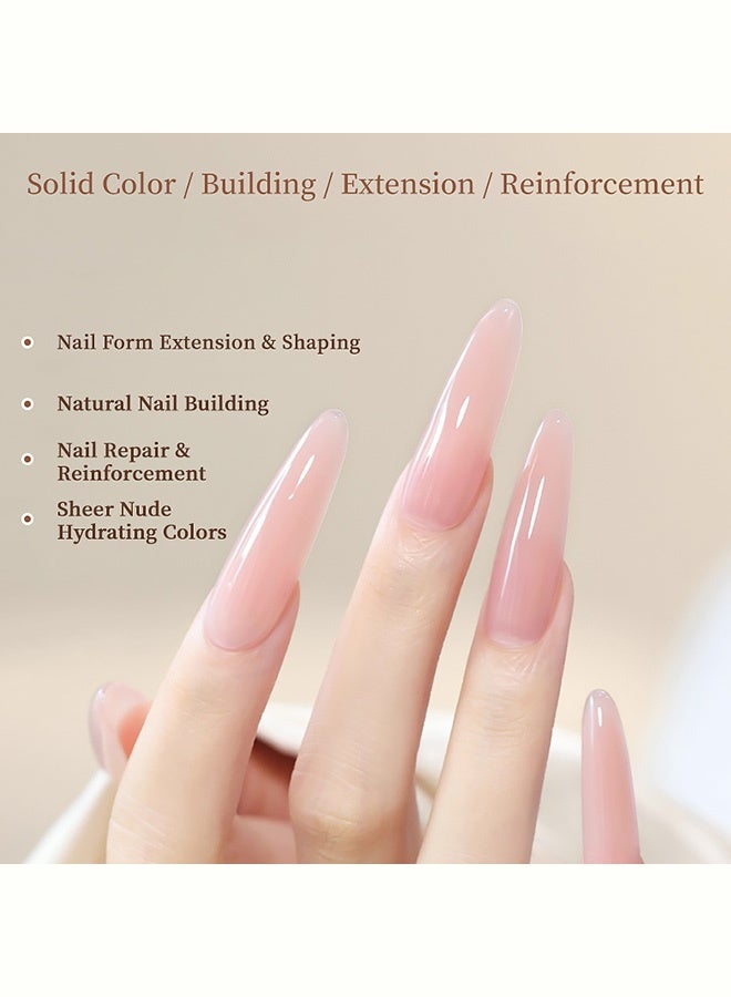 XEIJAYI Extension Nail Gel UV/LED Soak Off Builder Gel for Sculpting, Strengthening and Extending Nails 30ml - Image 4