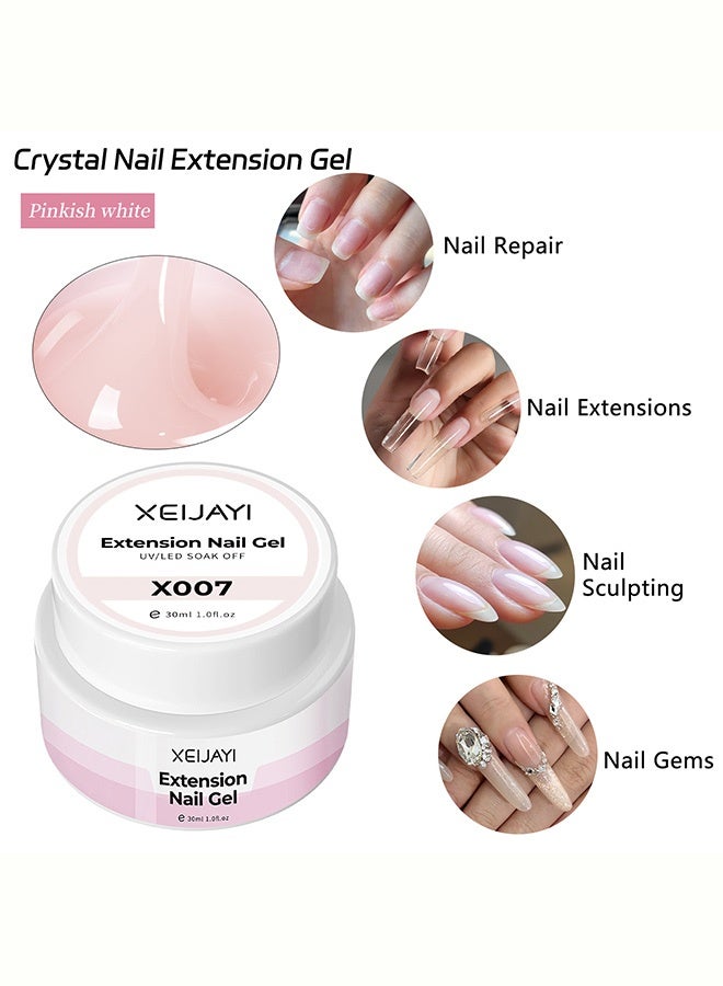 XEIJAYI Extension Nail Gel UV/LED Soak Off Builder Gel for Sculpting, Strengthening and Extending Nails 30ml - Image 3
