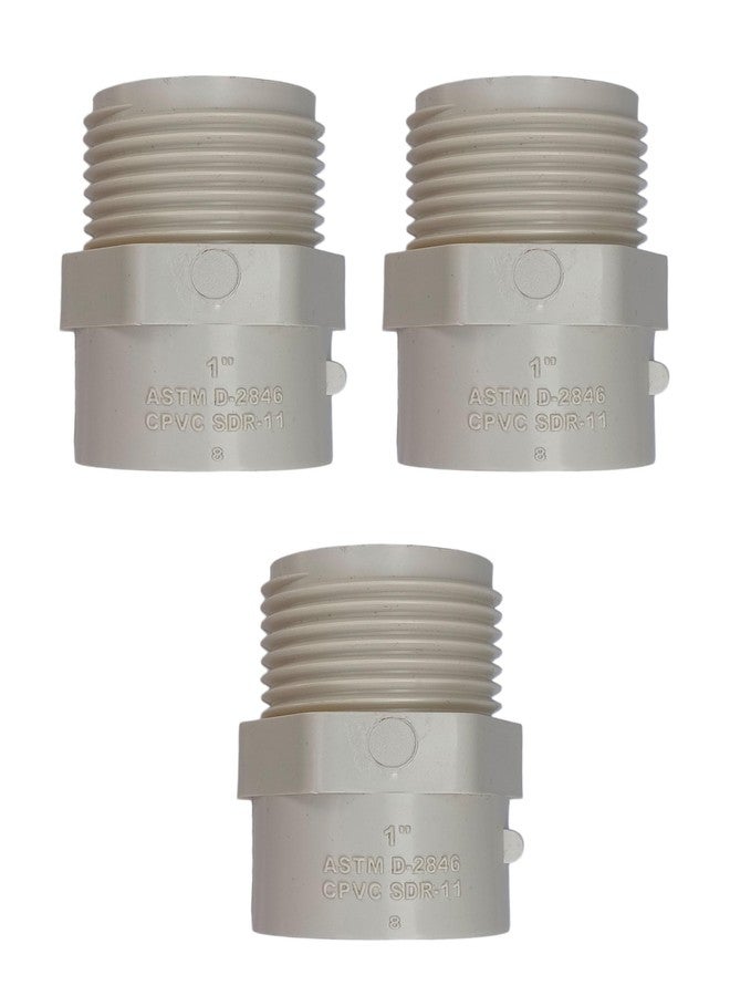 ES EKSAFAR ESEKSAFAR CPVC Pipe Coupling Adapter, Male, 1 Inch, for Plumbing and Pipe Fittings - Image 1