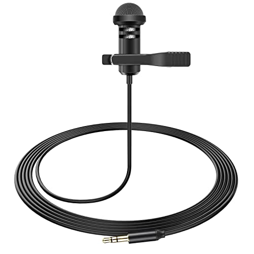 weishan Media Mod Mic for GoPro HERO11 10 9 Black Action Camera, Lavalier Lapel Videomic Clip-on Microphone Compatible with GoPro Pro 3.5mm Mic Adapter for Vlogging, 5ft - Image 1