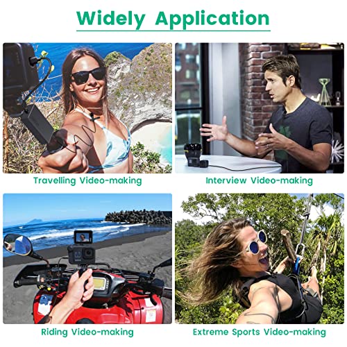weishan Media Mod Mic for GoPro HERO11 10 9 Black Action Camera, Lavalier Lapel Videomic Clip-on Microphone Compatible with GoPro Pro 3.5mm Mic Adapter for Vlogging, 5ft - Image 5