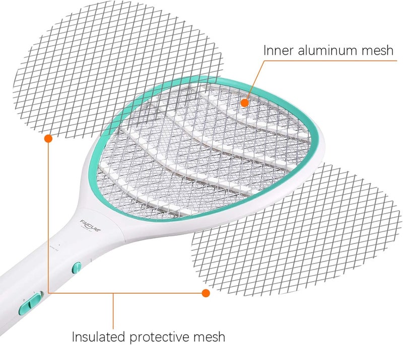 Faicuk 2 Pack Bug Zapper Racket Electric Fly Swatter - Image 4