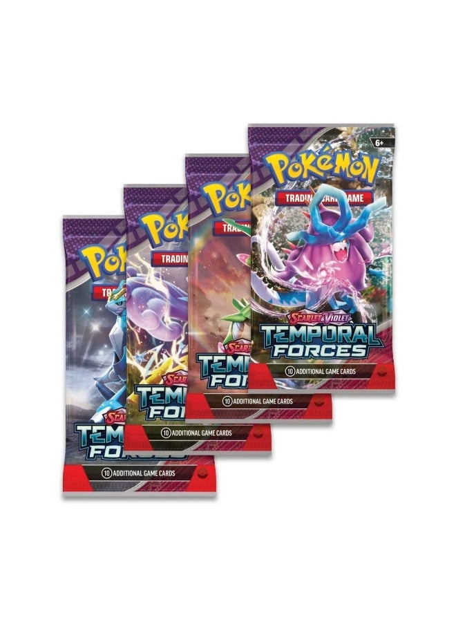Pokemon Pokémon TCG Scarlet & Violet—Temporal Forces Booster Pack, 10 Trading Cards, Random Assorted Pack Artwork, Collectible Card Game Expansion - Image 3