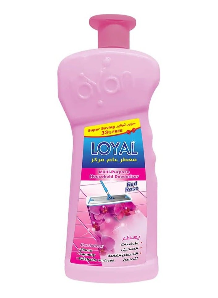 loyal Multi-Purpose Household Deodorizer Concentrated Gel, Red Rose, 2100ml - Image 1