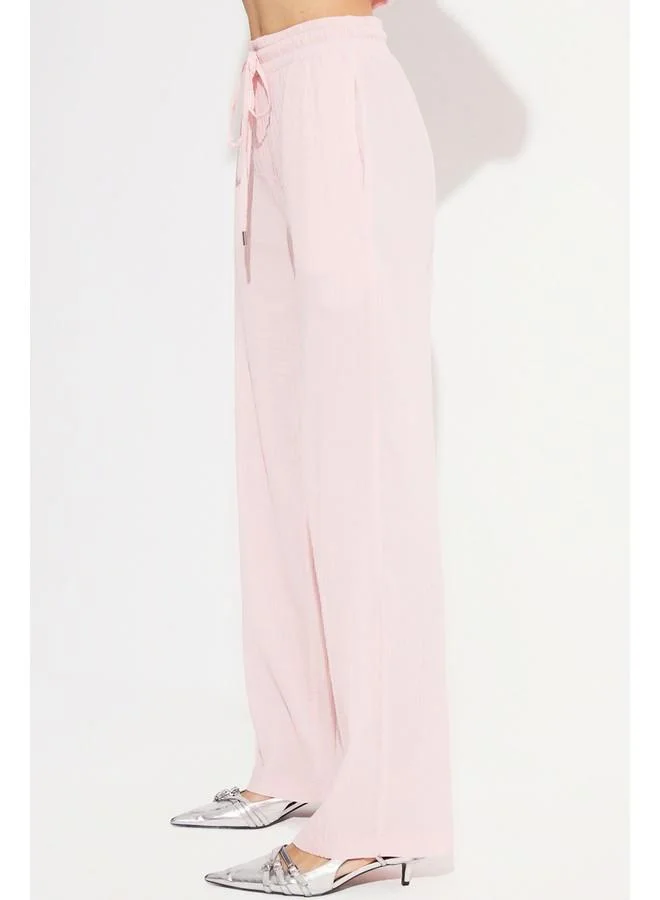 JUNE June Exclusive Basic Cotton Wide Leg Trousers