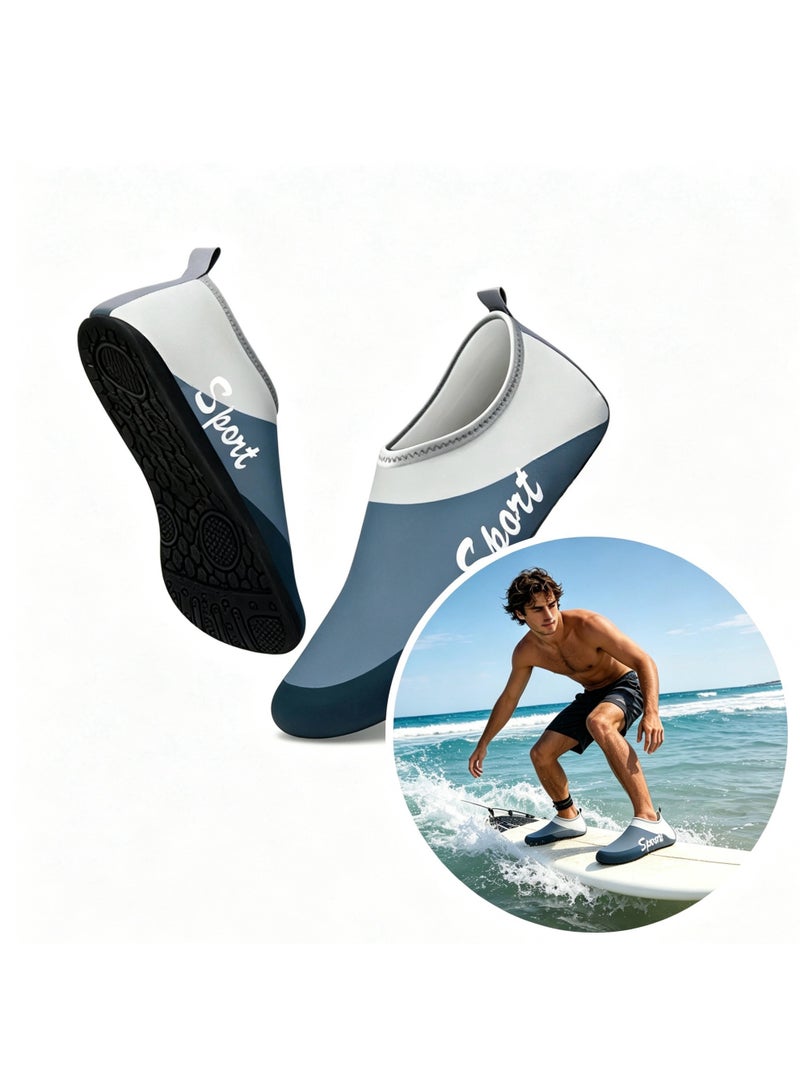 Sellcy Quick-Dry Water Shoes, Non-Slip Aqua Socks for Men and Women, Lightweight Slip-On Beach Shoes for Swimming, Yoga, and Pool Activities - Image 1
