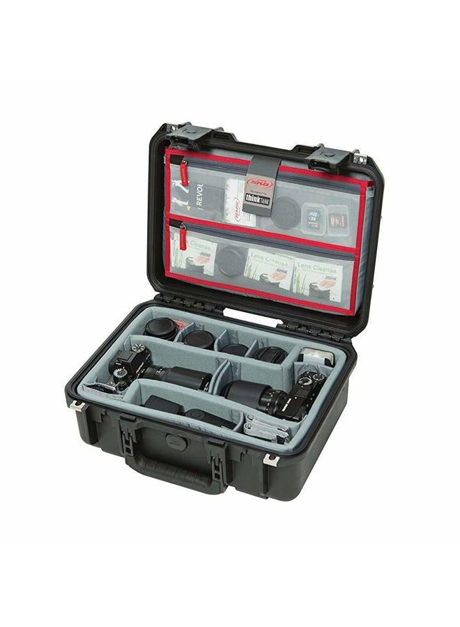 SKB Cases iSeries 1510-6 Case with Think Tank Dividers & Lid Organizer, Black (3i-1510-6DL) - Image 5