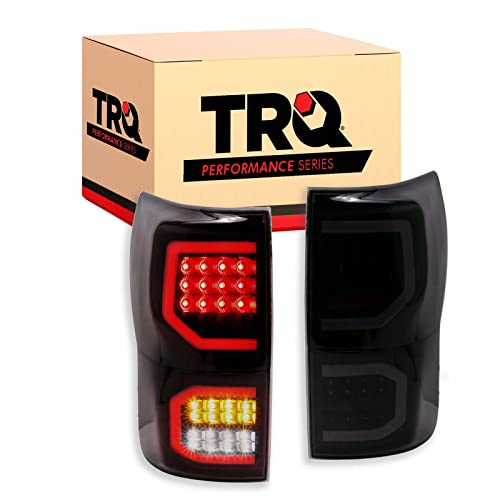 TRQ 2 Piece Driver & Passenger Side Tail Light Assembly Performance Set Compatible with 2007-2013 Toyota Tundra TO2800165 TO2800183 TO2801165 TO2801183 - Image 2