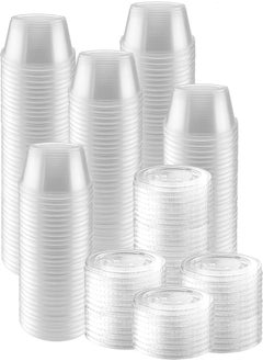 100-Pack Of 2 Ounce Clear Plastic Jello Shot Cup Containers With Snap On Leak-Proof Lids -Jello Shooter Shot Cups -Compact Food Storage For Portion Control, 2 Oz,Sauces, Liquid, Dips - pzsku/ZBB9F3195F05465740682Z/45/_/1718144292/ba4244d1-2130-4039-8185-fd005d7b0c63