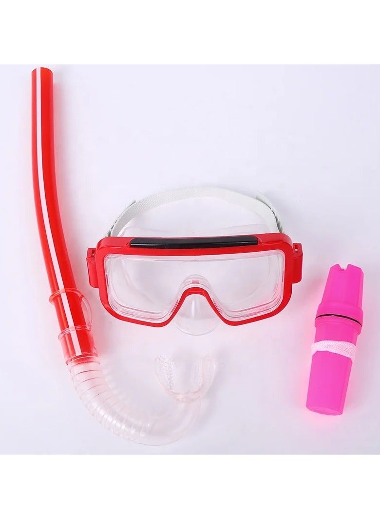 VIO Kids Swimming Underwater Professional Scuba Diving Mask Anti Fog Goggles Snorkeling Tube Set Snorkeling Equipment for Kids Yellow - Image 5