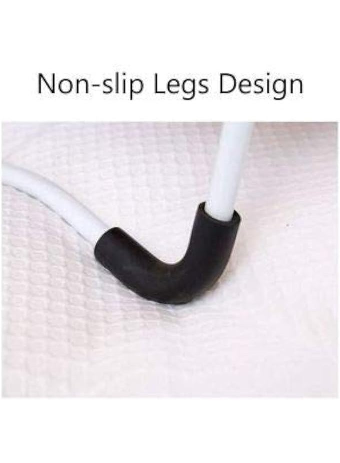 Folding Laptop Bed Table with Adjustable Anti-Slip Legs, iPad Holder & Cup Slot – Portable Lap Desk for Study, Work & Relaxation - Image 3