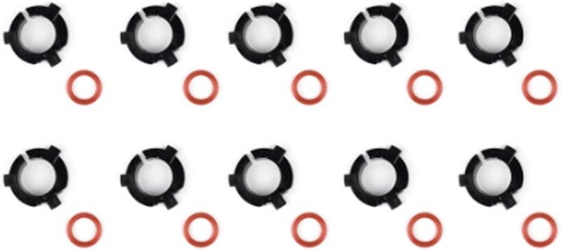 QASULER 10PCS H7 LED Headlight Socket Adapter - Image 1