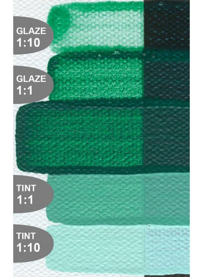 Golden Fluid Acrylic Paint 1 Ounce-Historical Viridian Green Hue - Image 2