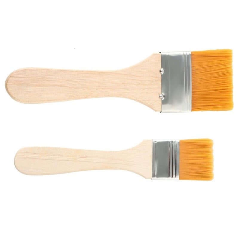 Heat Resistant Nylon Basting Brush Set For Grilling Baking And Kitchen 2 Pieces - Image 2
