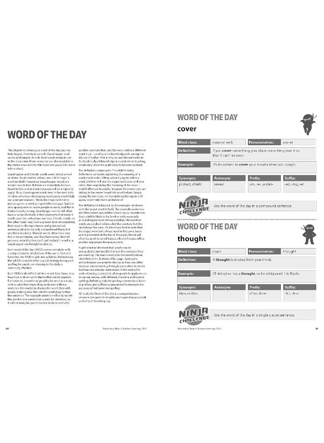 Vocabulary Ninja: Mastering Vocabulary – Activities to Unlock the World of Words  - Image 3
