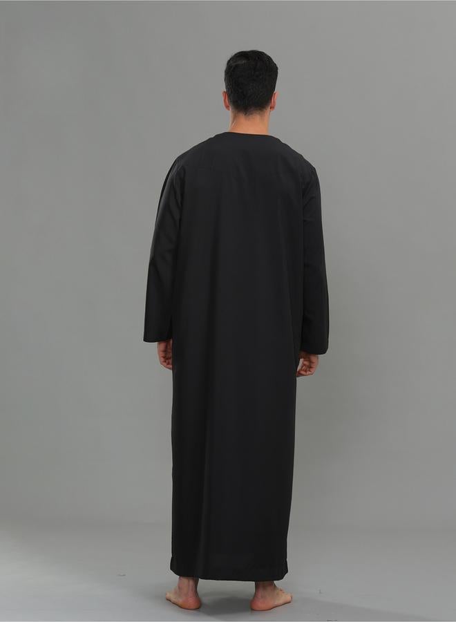 Take Two Men Long Sleeve Tassel Detail Thobe - Image 3