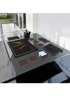 Eren Ofis Eren Office Desk Pad Corded Model Leather Office Desk Set with Notepad and Notebook  - Image 2