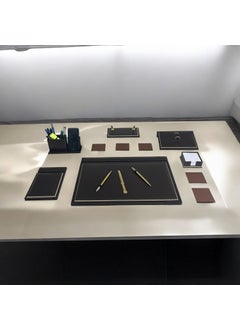 Eren Ofis Eren Office Desk Pad Corded Model Leather Office Desk Set with Notepad and Notebook  - Image 1