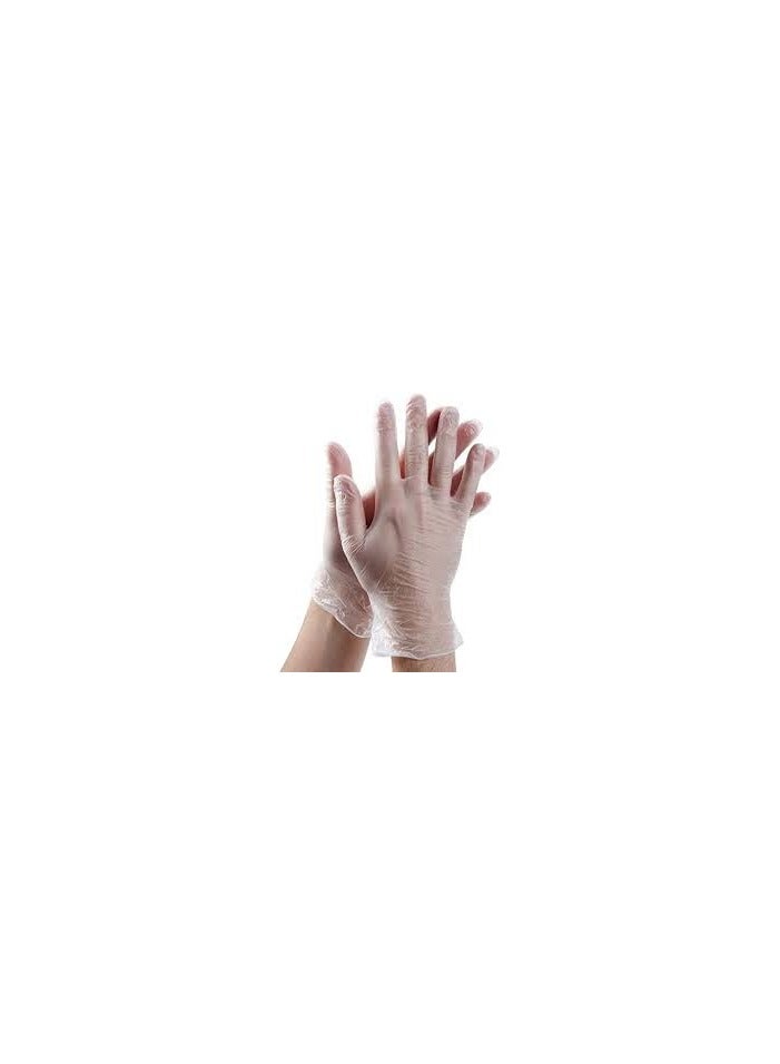 Generic 100-Piece Vinyl Disposable Powder Free Gloves Large - Image 2