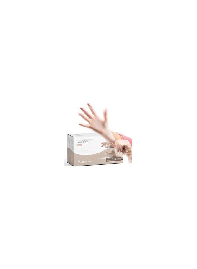 Generic 100-Piece Vinyl Disposable Powder Free Gloves Large - Image 3