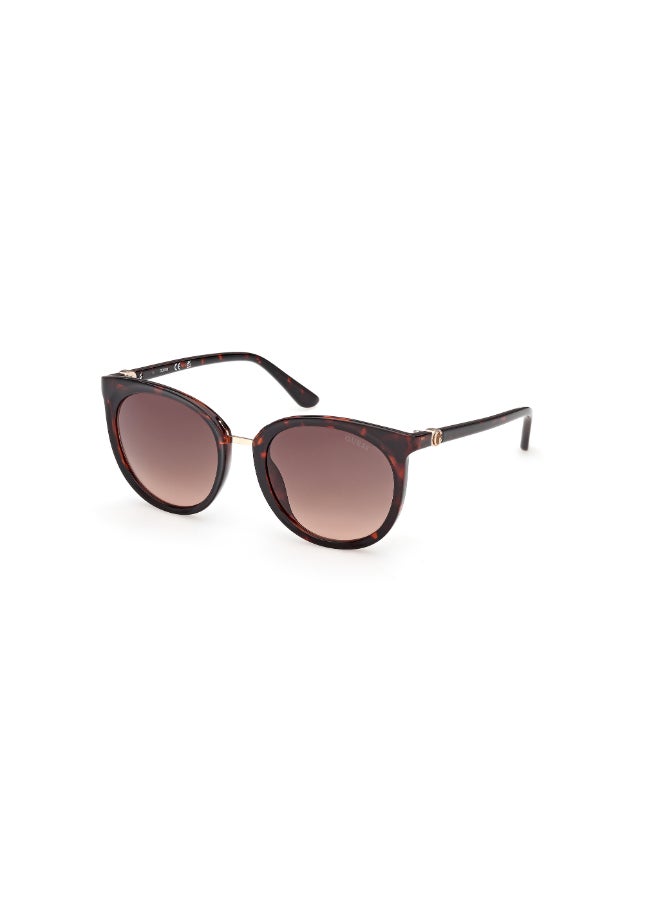 GUESS نظارات شمسية بلاستيكية كاملة الإطار مع حماية من الأشعة فوق البنفسجية من غيس GU0028201B52 - Image 1