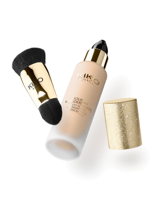 KIKO MILANO أساس ومخفي ضوء حريري من هوليداي ووندرلايتس - بيج طبيعي - Image 3