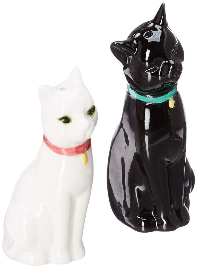 Abbott Collection Cuddling Cat Salt & Pepper-3.75" H, 3.75 inches high - Image 1
