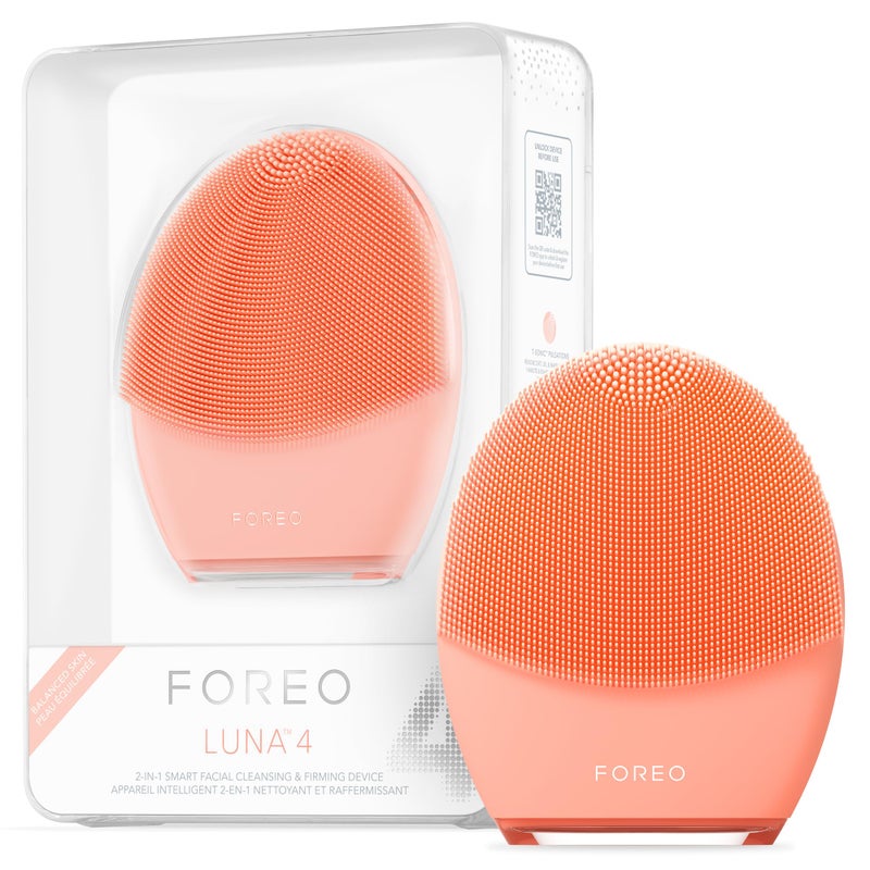 FOREO Luna 4 Face Cleansing Brush Firming Face Massager Anti Aging Care Enhances Absorption Simple Skin Care Tools Balanced Skin - Image 2