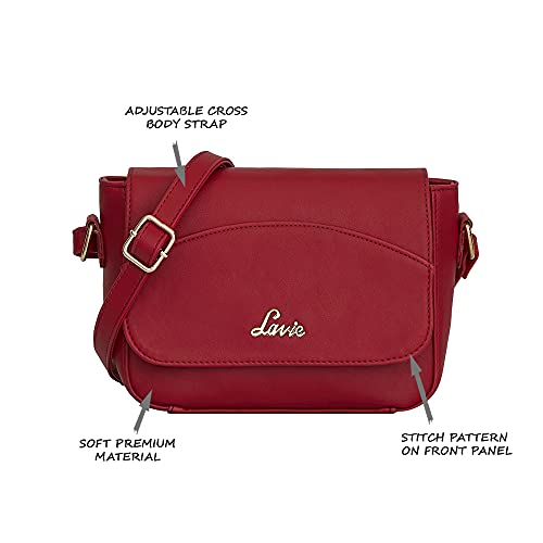 Lavie Woman's Broxa Flap Crossbody Sling Bag | Ladies Purse Handbag | Gift for Women - Image 3
