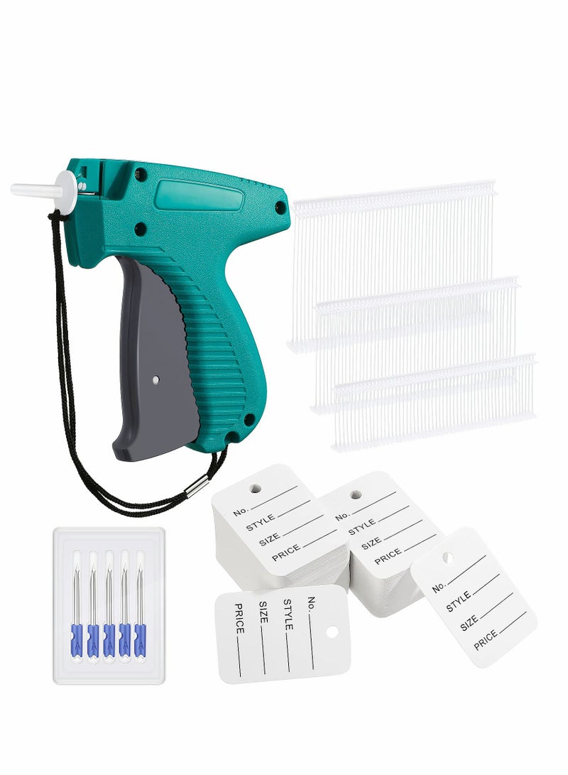 Excefore Clothes Tagging Applicator Gun Set, Including Garment Price Tag Attacher with 5 Steel Needles 500 Clothing Labels and 1000 Barbs Fasteners for Fine Tagging Applications - Image 1