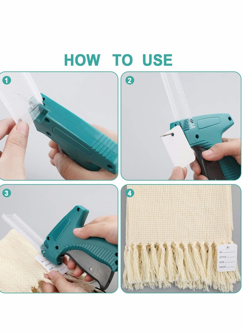 Excefore Clothes Tagging Applicator Gun Set, Including Garment Price Tag Attacher with 5 Steel Needles 500 Clothing Labels and 1000 Barbs Fasteners for Fine Tagging Applications - Image 3